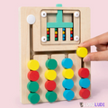 Jogo Educativo de Labirinto Lógico Montessori Loboludi