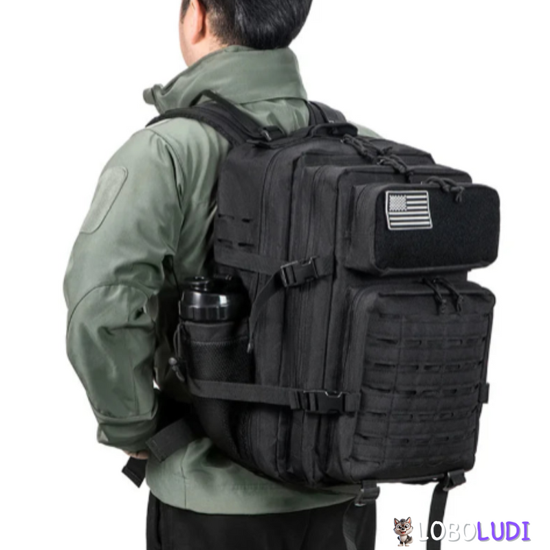 Mochila Militar Tática Impermeável Reforçada Loboludi