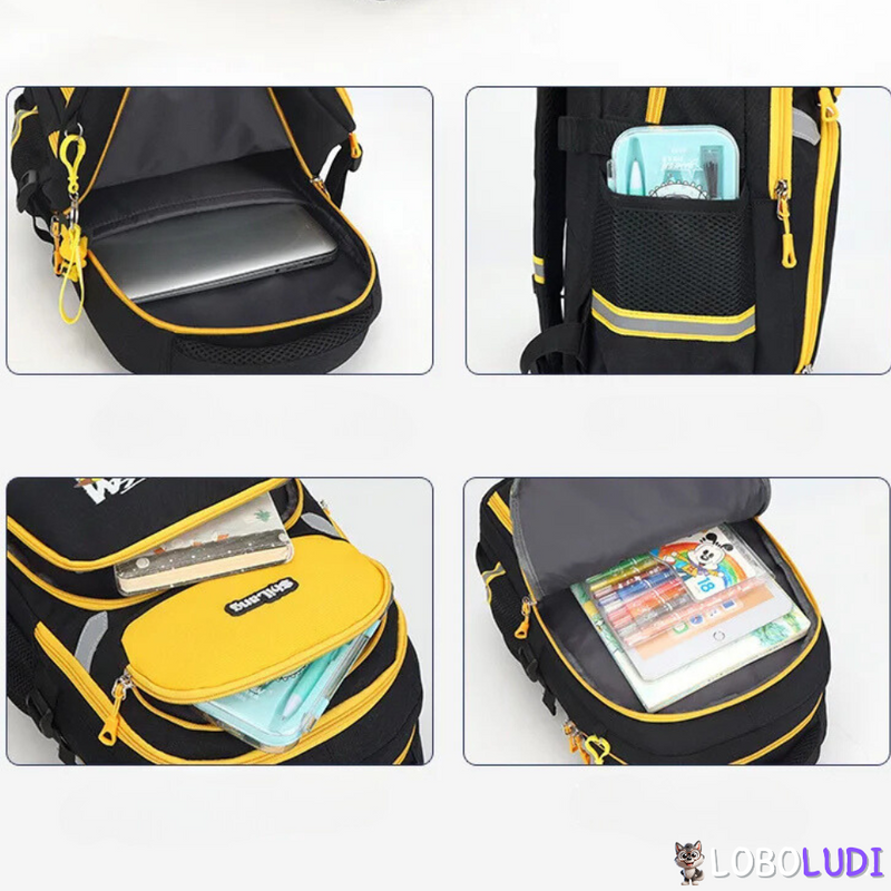 Mochila Escolar de Rodinhas Pokémon Loboludi