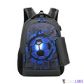 Mochila Escolar Esportiva Futebol Loboludi