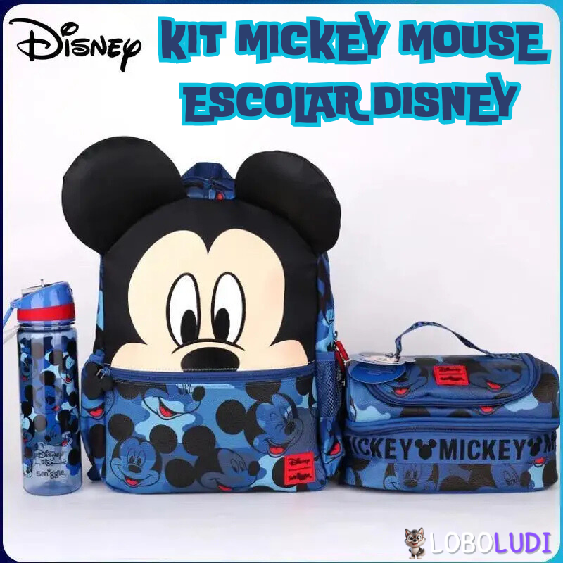 Kit Mickey Mouse Escolar Disney Loboludi