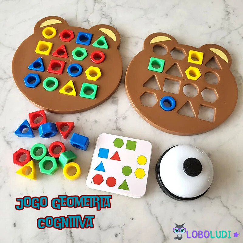 Jogo Geometria Cognitiva LoboLudi™