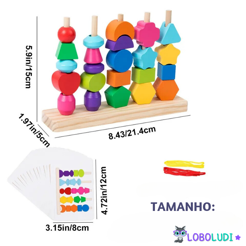 Formas Geométricas Sequência Montessori LoboLudi™