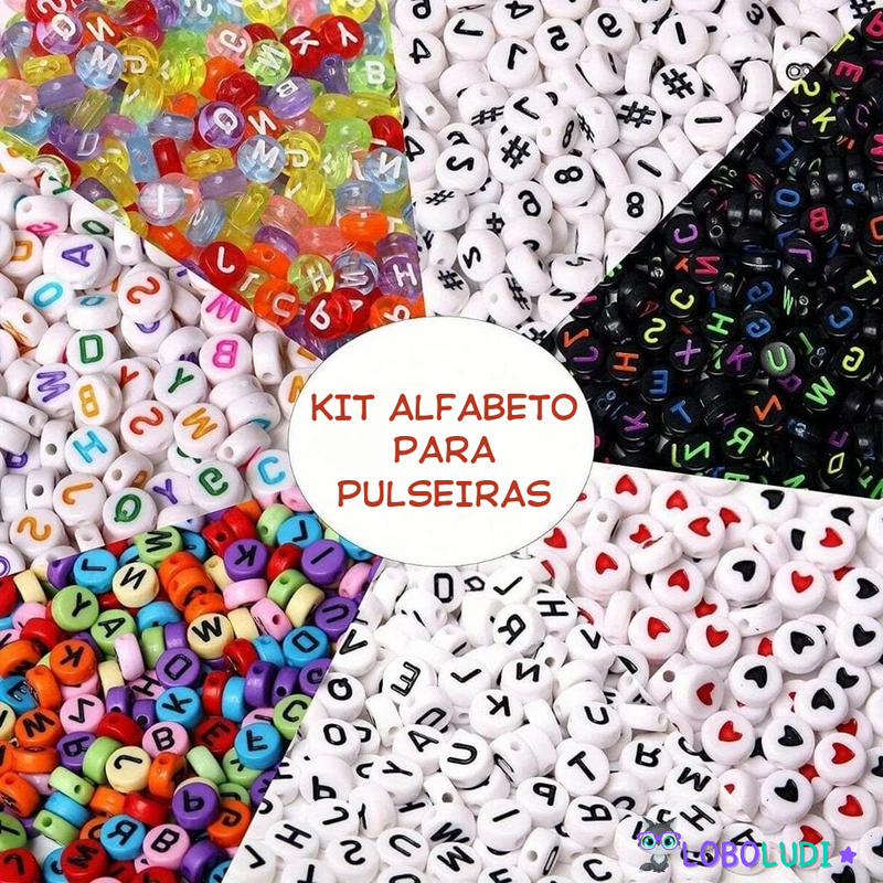 Kit Alfabeto para pulseiras LoboLudi™