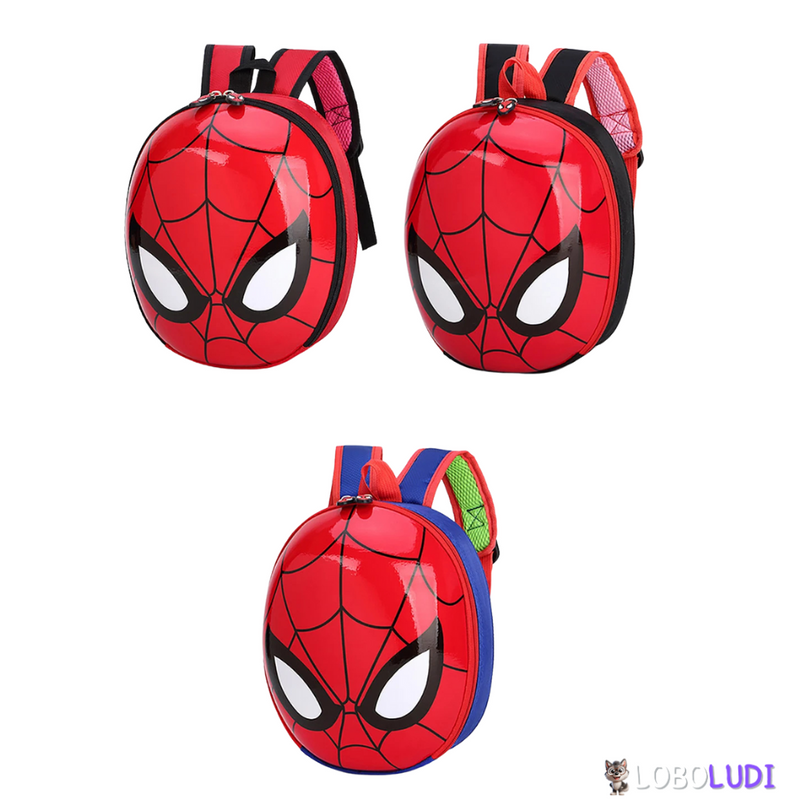 Mochila 3D Homem Aranha Marvel Loboludi