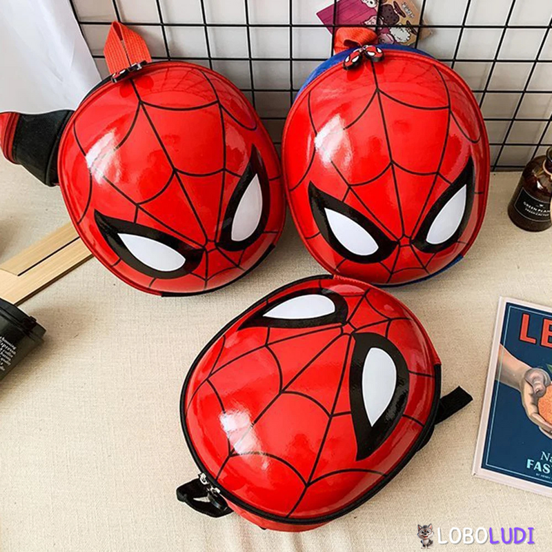 Mochila 3D Homem Aranha Marvel Loboludi