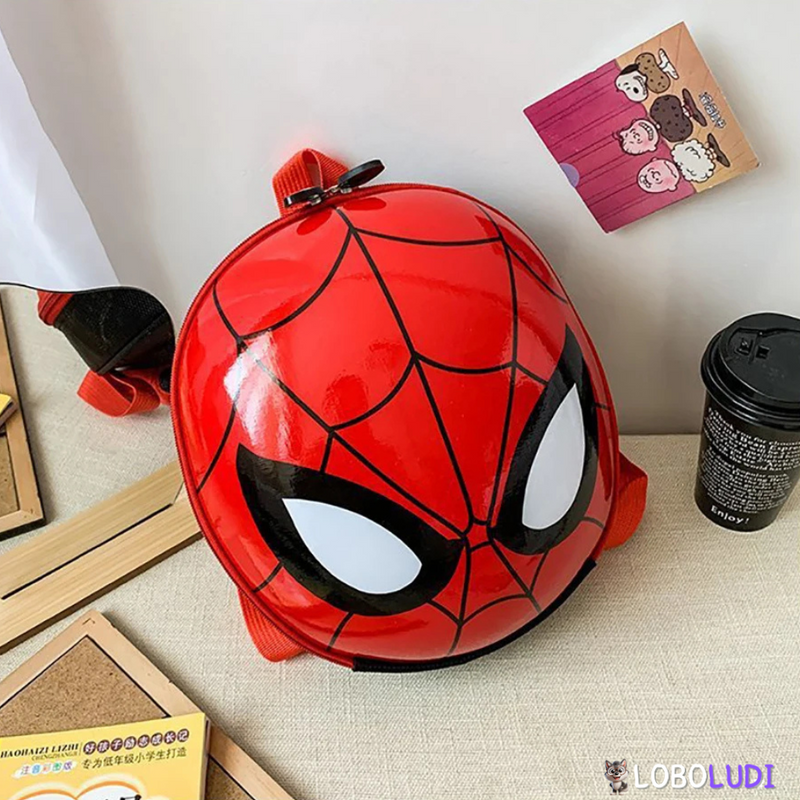 Mochila 3D Homem Aranha Marvel Loboludi