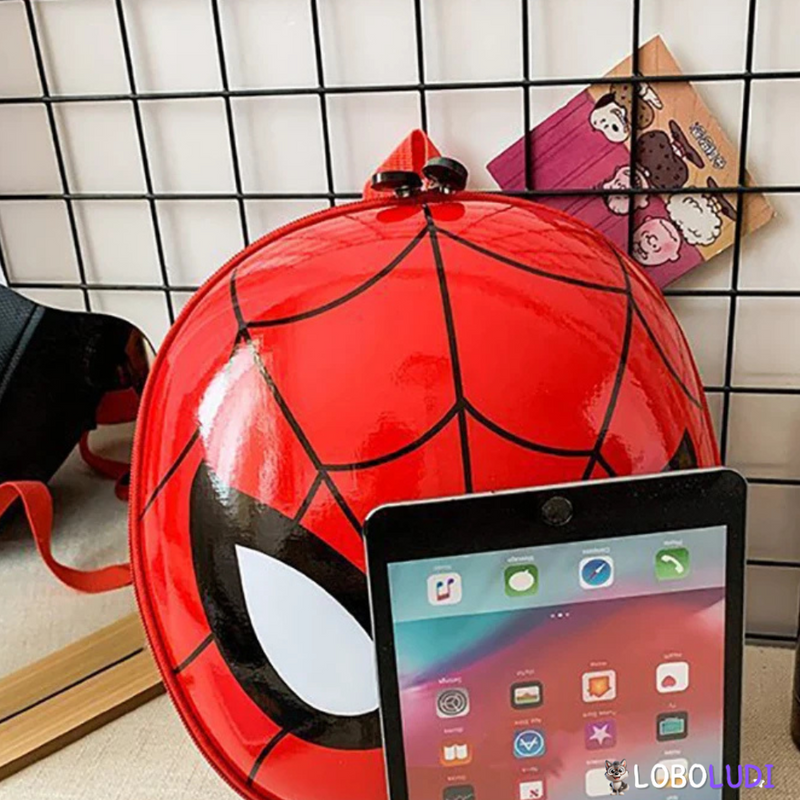 Mochila 3D Homem Aranha Marvel Loboludi