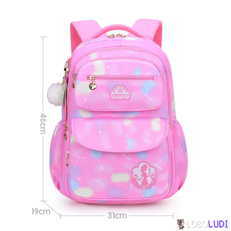 Mochila Escolar Para Ensino Fundamental Loboludi