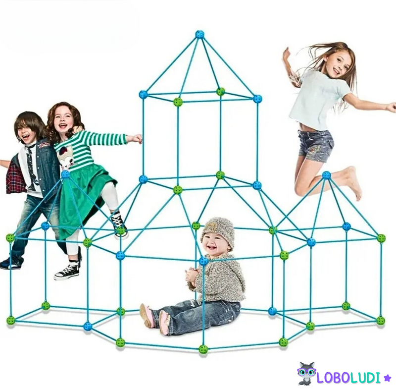 Kit construção de tenda 3D LoboLudi™