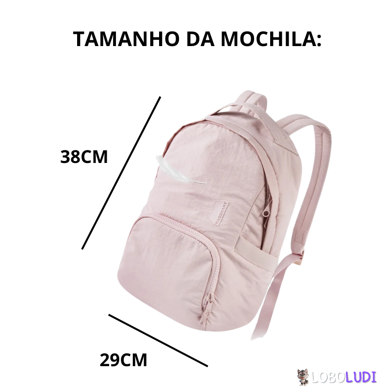 Mochila Escolar Impermeável Loboludi