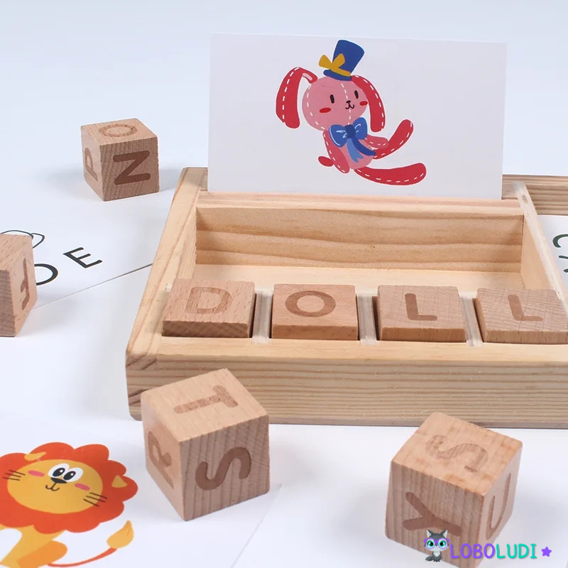 Kit aprendendo Inglês Montessori LoboLudi™