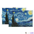 Quebra-Cabeça Noite Estrelada de Van Gogh Loboludi