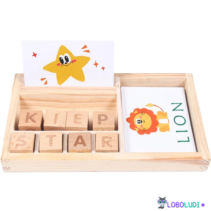 Kit aprendendo Inglês Montessori LoboLudi™