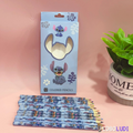 Kit Lápis de Cor Stitch e Lilo 12pcs Disney Loboludi