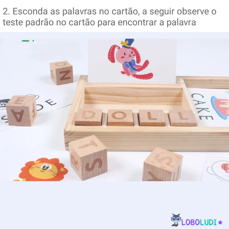 Kit aprendendo Inglês Montessori LoboLudi™