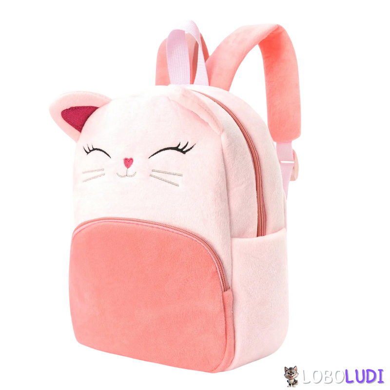 Mini Mochila Infantil Gatinho Loboludi