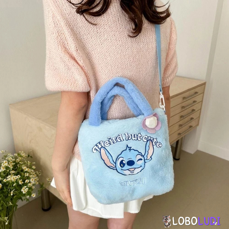 Bolsa de Ombro Infantil Stitch Loboludi