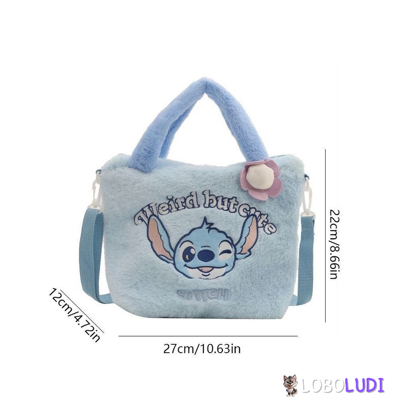 Bolsa de Ombro Infantil Stitch Loboludi