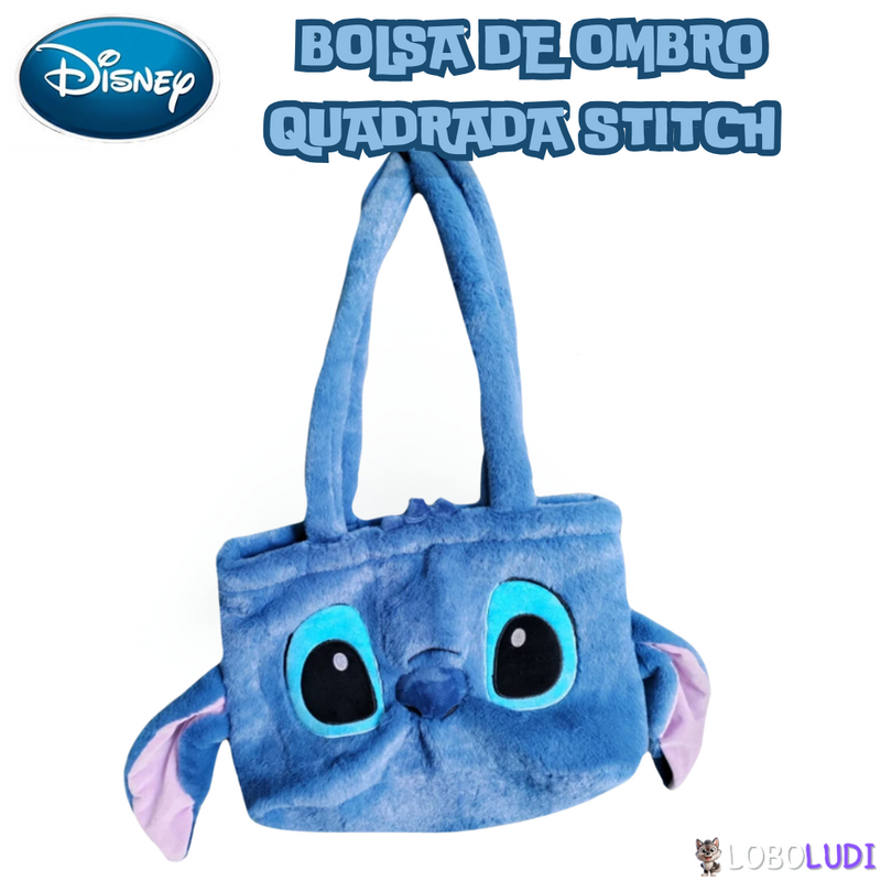 Bolsa de Ombro Quadrada Stitch Loboludi