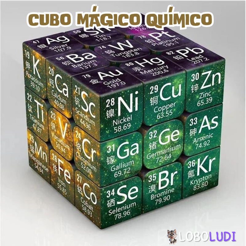 Cubo Mágico Químico Loboludi