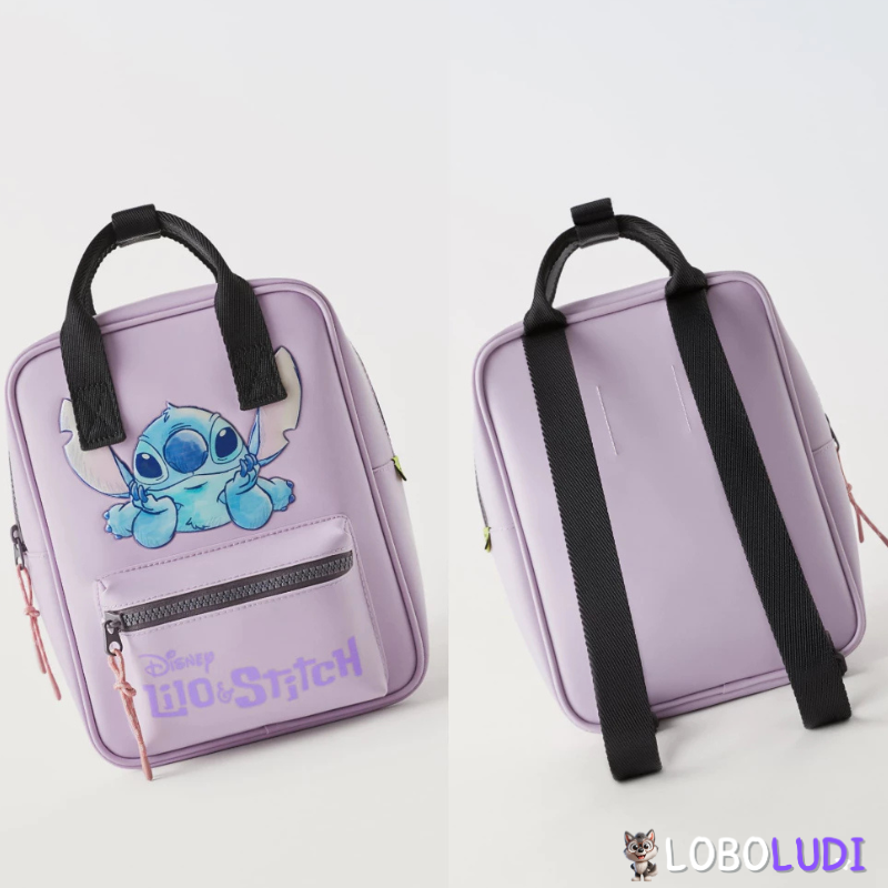 Mochila Escolar Ensino Fundamental Stitch Loboludi