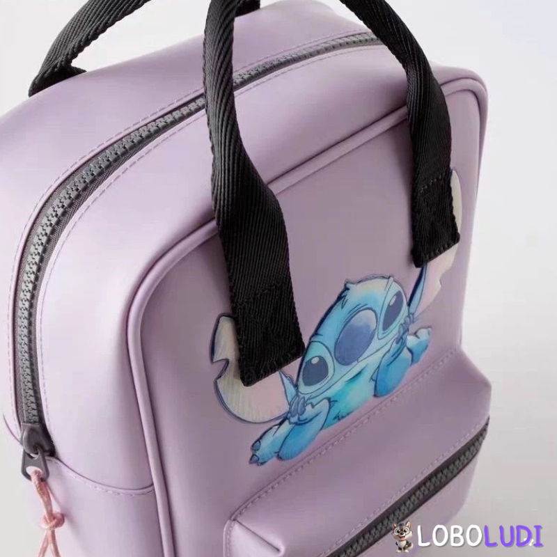 Mochila Escolar Ensino Fundamental Stitch Loboludi