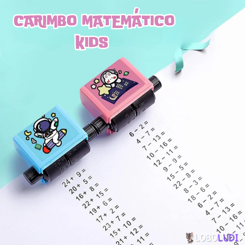 Carimbo Matemático Kids Loboludi