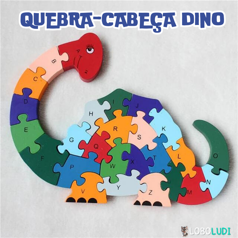 Quebra-Cabeça Dino Montessori