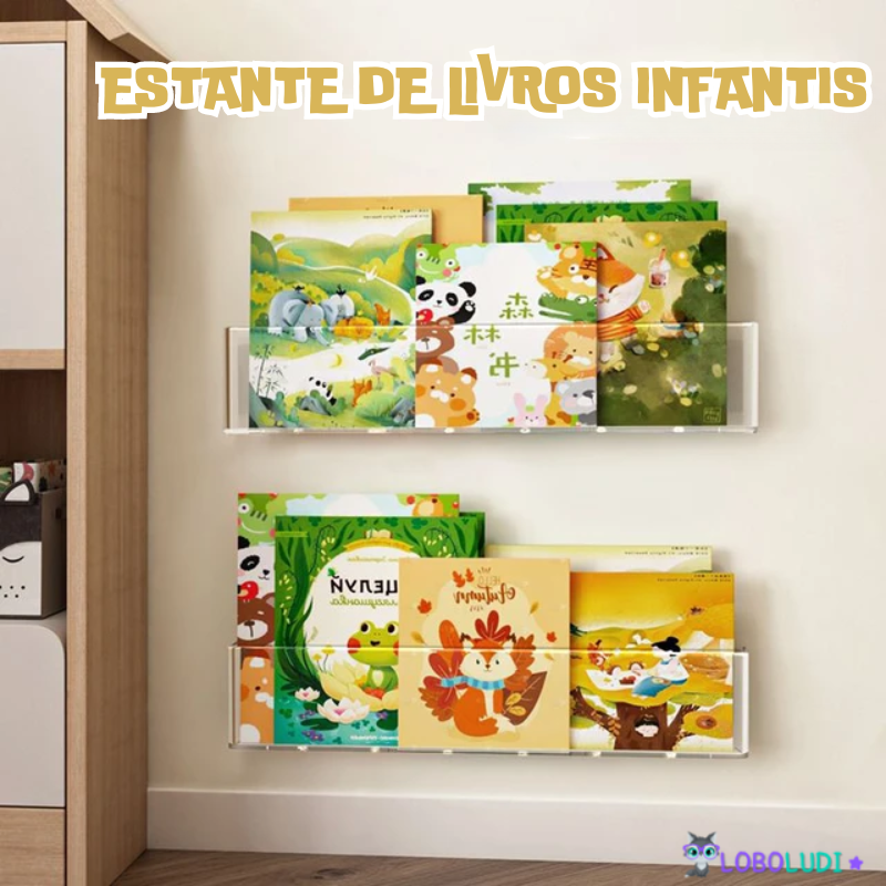 Estante de Livros Infantis LoboLudi ™