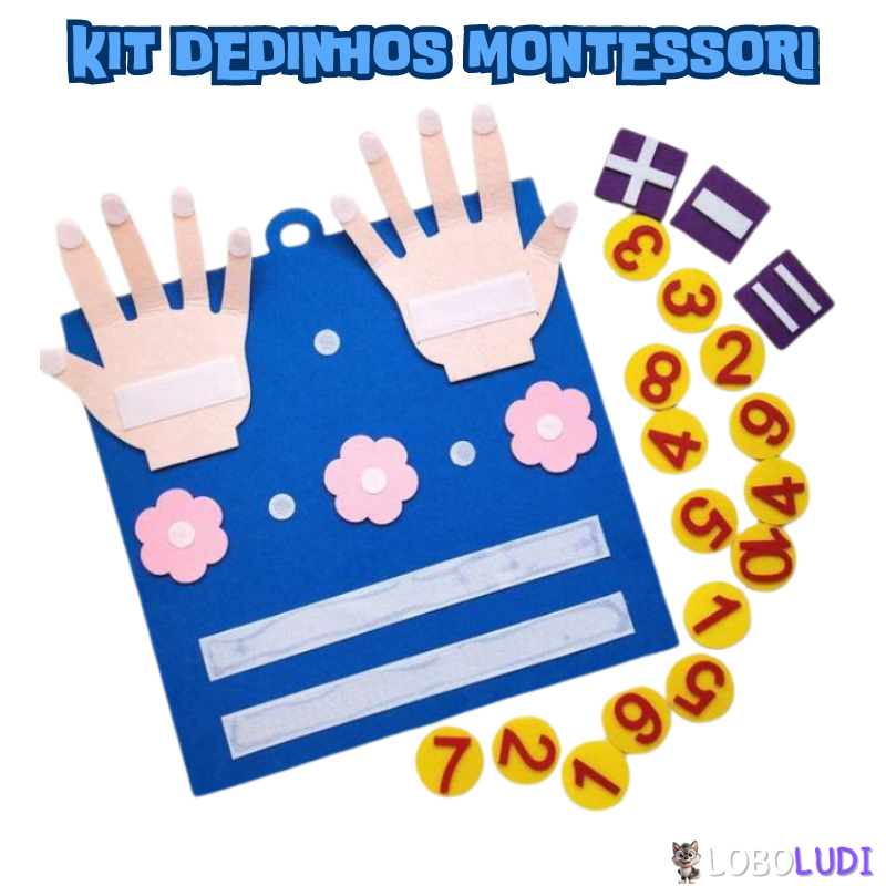 Kit Dedinhos Montessori LoboLudi™