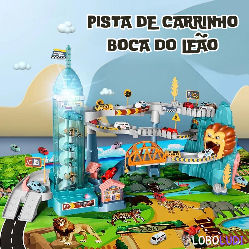 Pista de carrinho Boca do Leão Loboludi