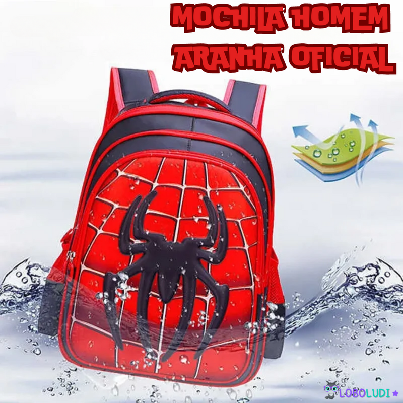 Mochila Homem Aranha Oficial