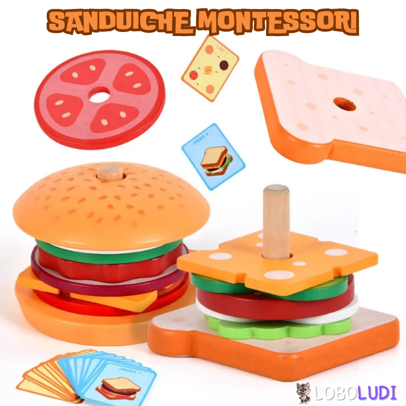 Sanduiche Montessori LoboLudi™