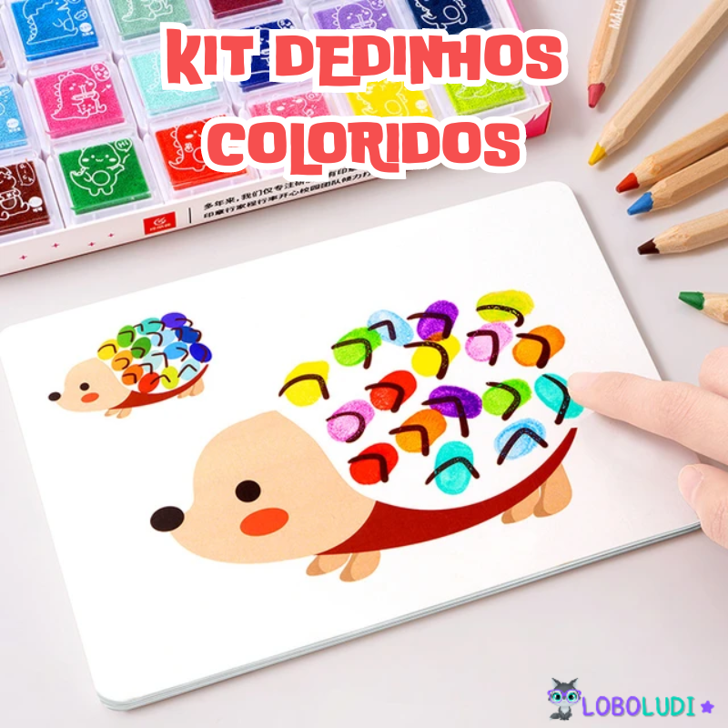 Kit Dedinhos Coloridos LoboLudi™