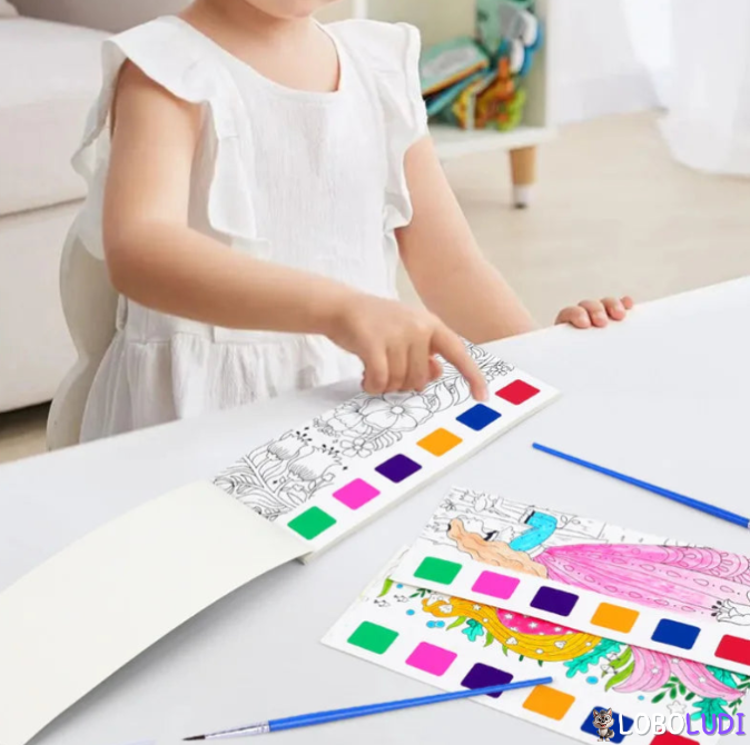 Kit de Pintura Infantil Loboludi