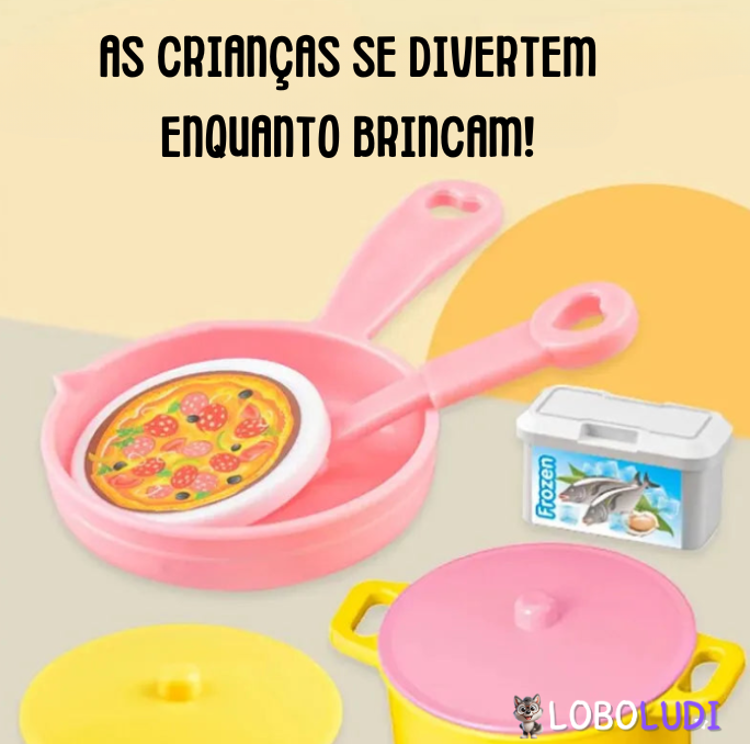 Mini Cozinha Infantil completa Loboludi