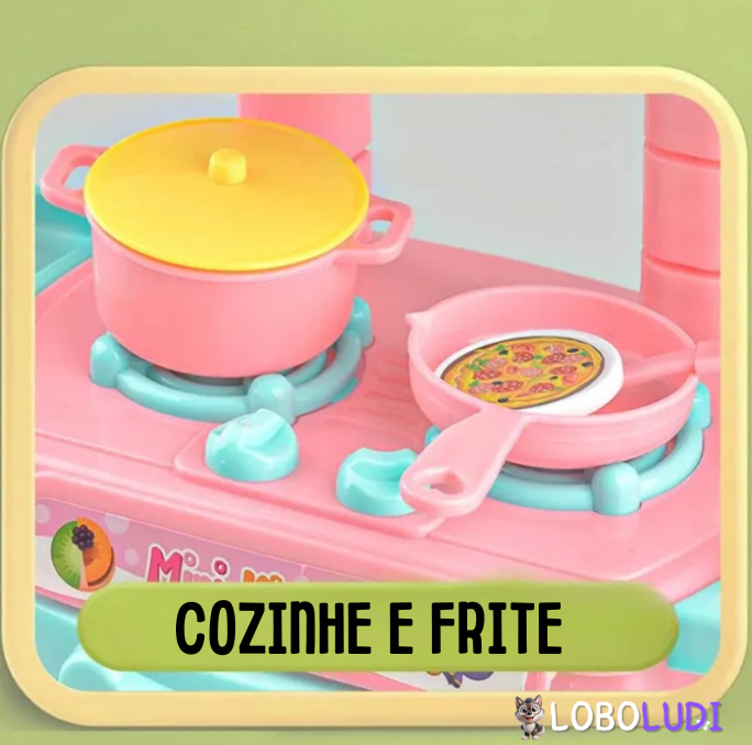 Mini Cozinha Infantil completa Loboludi