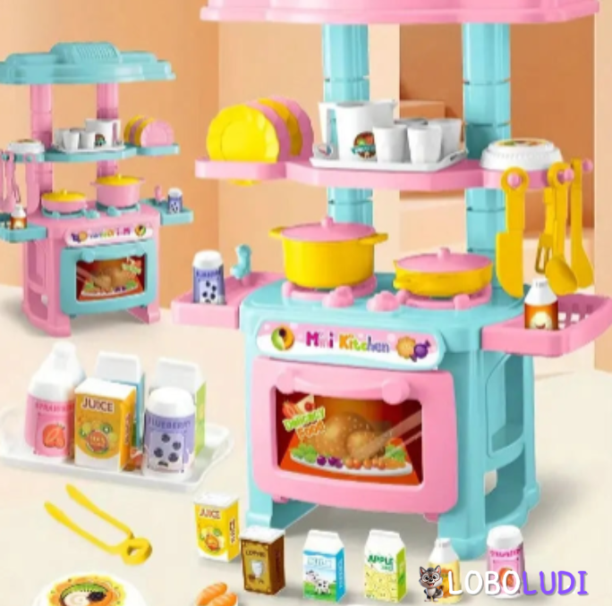 Mini Cozinha Infantil completa Loboludi