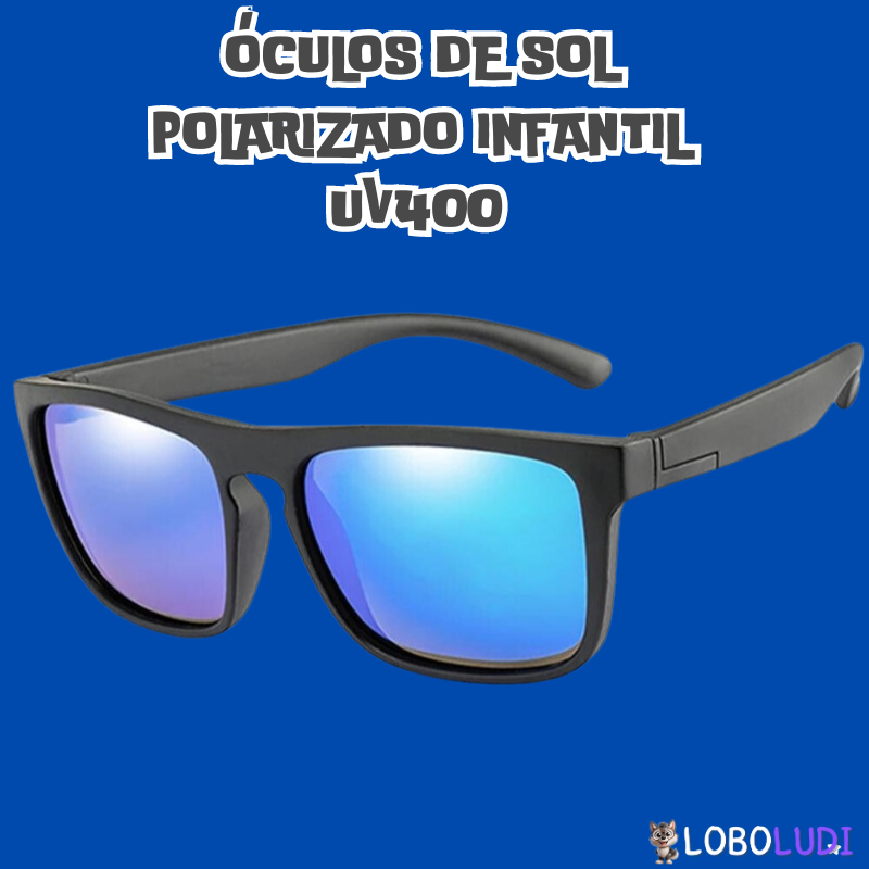 Óculos de sol Polarizado Infantil Uv400 Loboludi