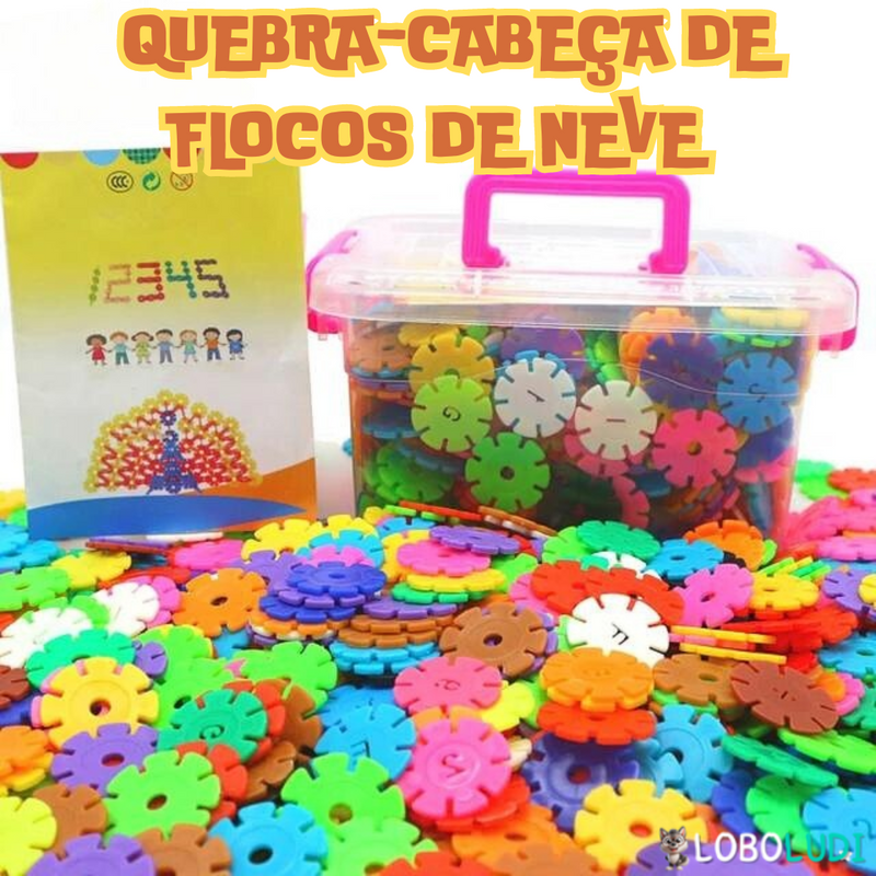 Quebra-cabeça De Flocos De Neve Loboludi