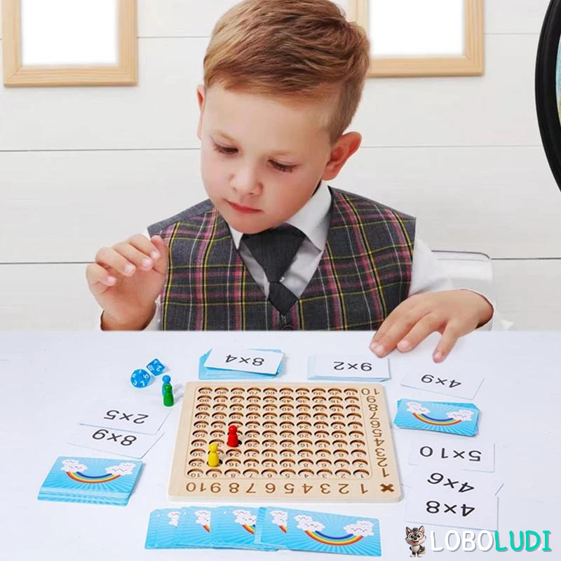 Tabuleiro de Multiplicação Montessori Loboludi