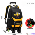 Mochila Escolar de Rodinhas Pokémon Loboludi